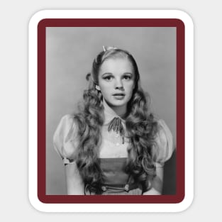 Judy Garland for Wizard of Oz 1939 Sticker